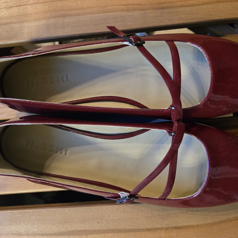 M. Gemi Women's Burgundy Flats
